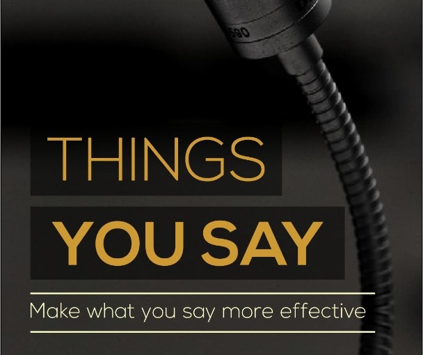 Things you say